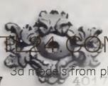 Розетки (ROSETTE_1277 -  | 3D model 3DSMAX / OBJ / STL) 3D модель для ЧПУ станка